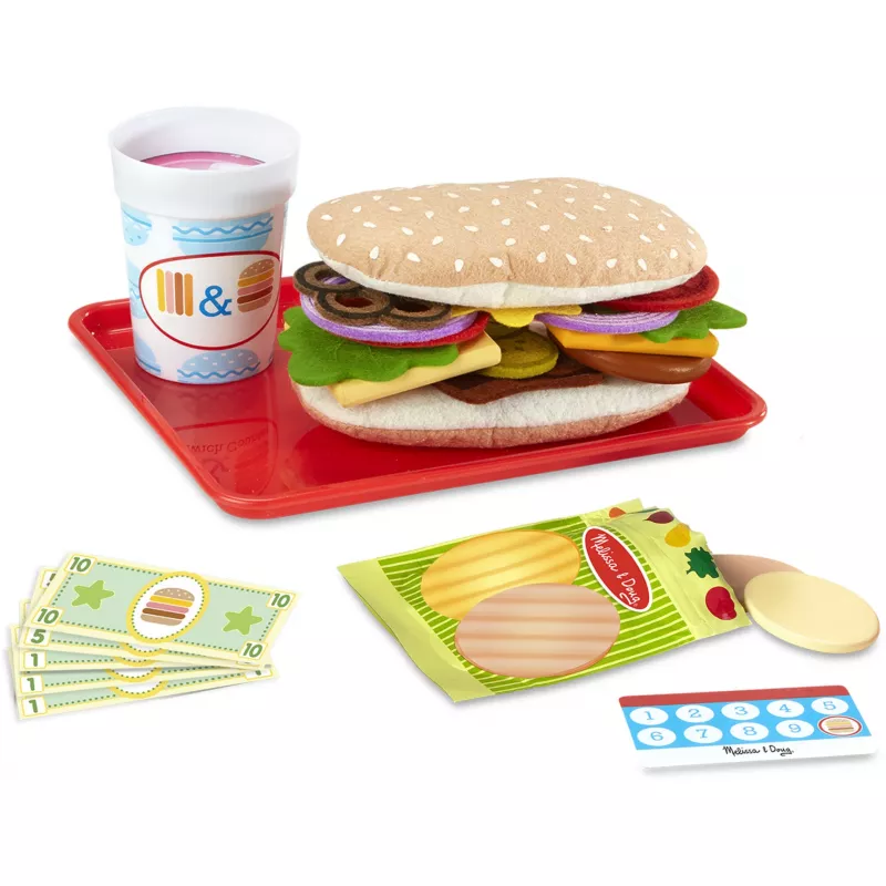 Melissa & Doug Slice & Stack Sandwich Counter 6074860 cucina giocattolo in legno
