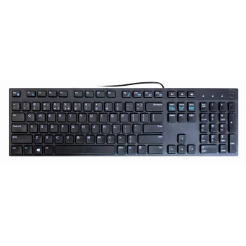 Tastiera multimediale con filo Dell KB216 layout US con tastierino numerico — porta USB, full-size