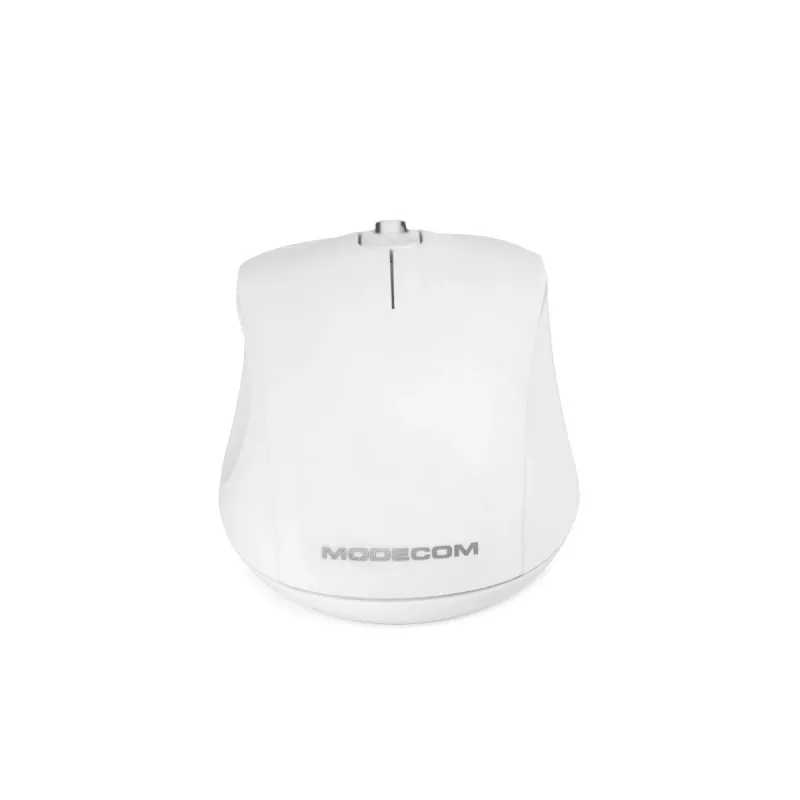 MODECOM M10 M-MC-0M10-200 mouse (ottico, 1000 DPI, colore bianco) (M-MC-0M10-200)