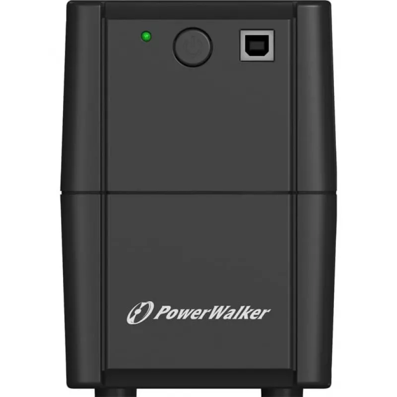 BlueWalker PowerWalker VI 650 SH IEC UPS, 650 VA (0,65 kVA), 360 W, 4 prese, 7 Ah, USB, 220-240 V, nero