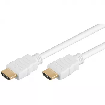 Goobay Cavo HDMI 5m Type-A connettore maschio su connettore maschio 18 Gbit/s bianco