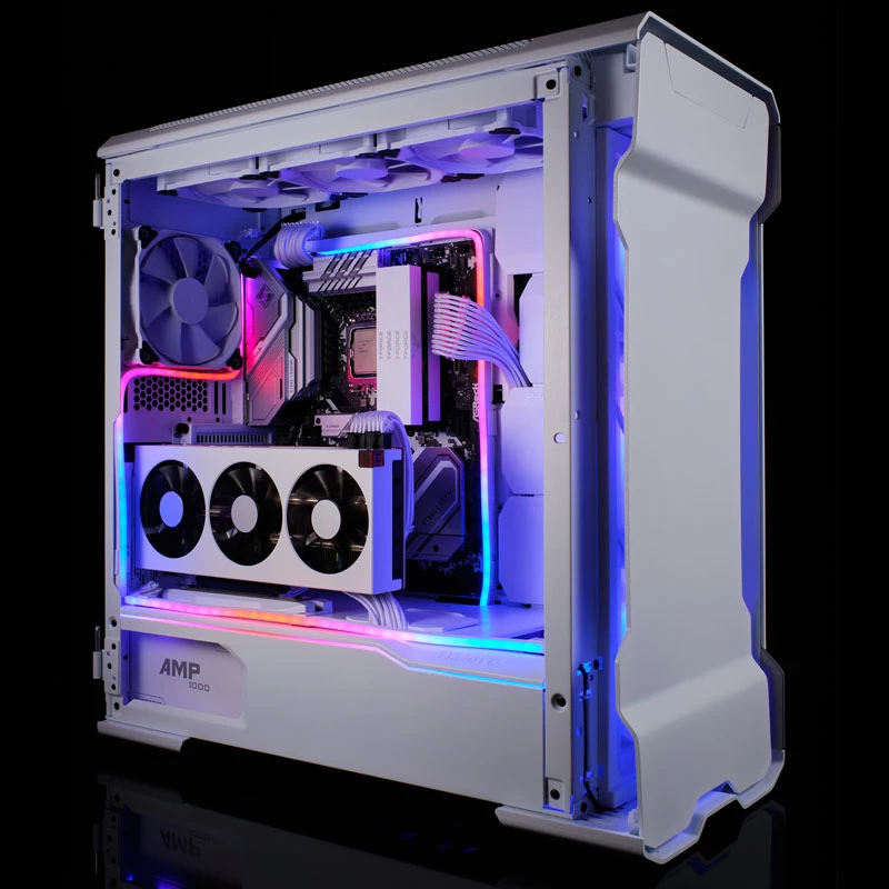 Striscia LED Phanteks Neon Digital RGB, 55 cm, bianca (PH-NELEDKT_M5_WT01)