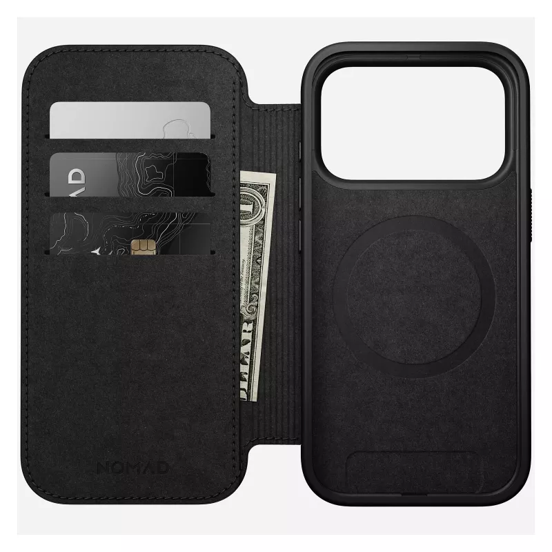 Custodia per cellulare in pelle Nomad Modern Leather Folio Cover per iPhone 17 Pro, 16 cm (6,3