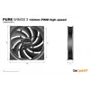 be quiet Pure Wings 3 140mm Ventola per case PC PWM ad alte prestazioni 14 cm nero 1 pz.