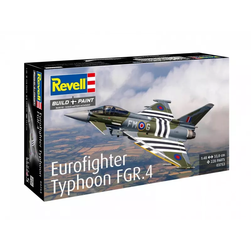 Kit di montaggio in plastica REVELL Eurofighter Typhoon FGR.4 1:48