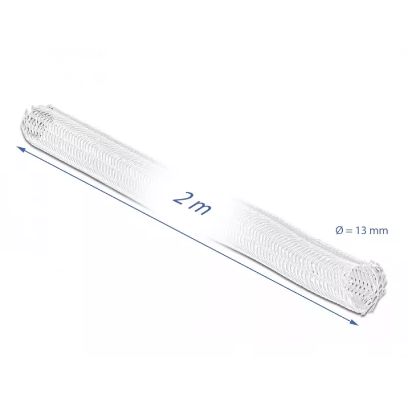 Guaina per cavi DeLOCK 20698 bianco