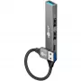Hub USB Goobay Slim 4 porte, USB-A a USB-C™/USB-A, USB 3.2 (74458)
