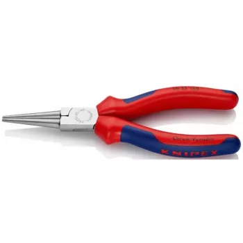 KNIPEX 30 35 160 – Pinza piatta a punte – 2,5 mm – 4,1 cm – Acciaio – Blu/Rosso – 16 cm