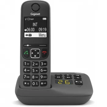 Telefono analogico/DECT Gigaset AE690A identificazione chiamante cordless antracite