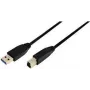 Logilink - Cavo USB - USB Type-A 9 pin (M) - USB Type-B 9 pin (M) - 1 m (USB 3.0) (CU0023)
