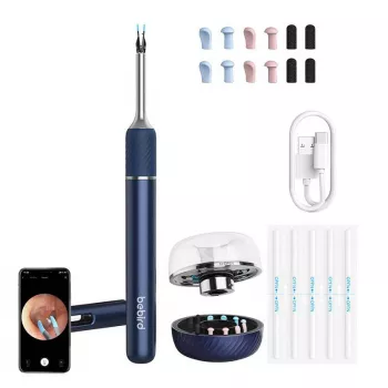 Otoscopio Bebird Note 5 Pro blu – telecamera per pulizia orecchie, modello Note5pro