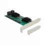 Scheda DeLOCK 8 porte SATA PCI Express x1 formato low-profile