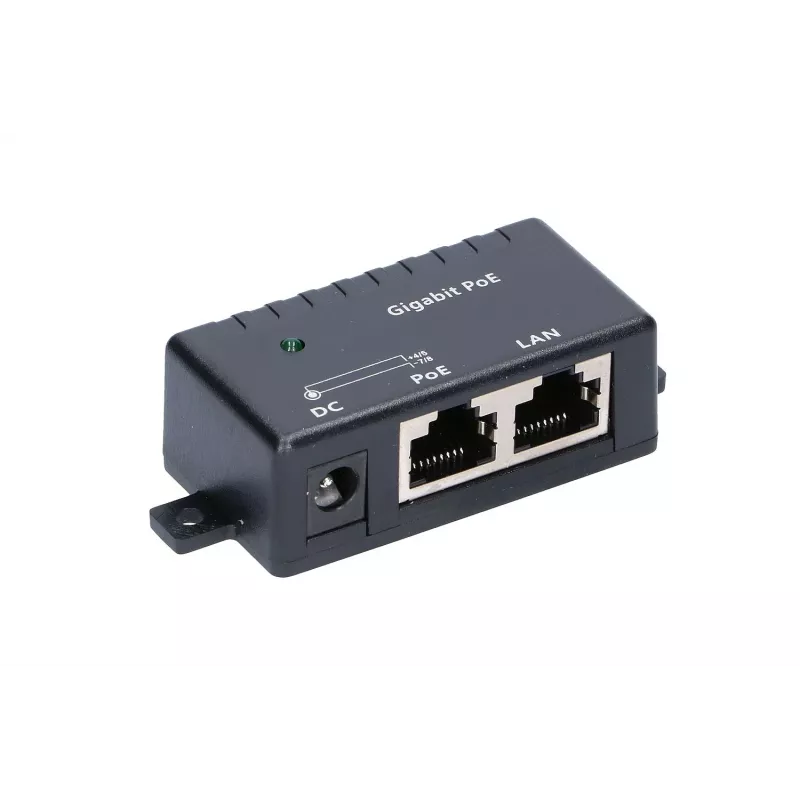 Gigabit PoE Injector Extralink 1 porta, 1x 1000Mb/s RJ45, Cube