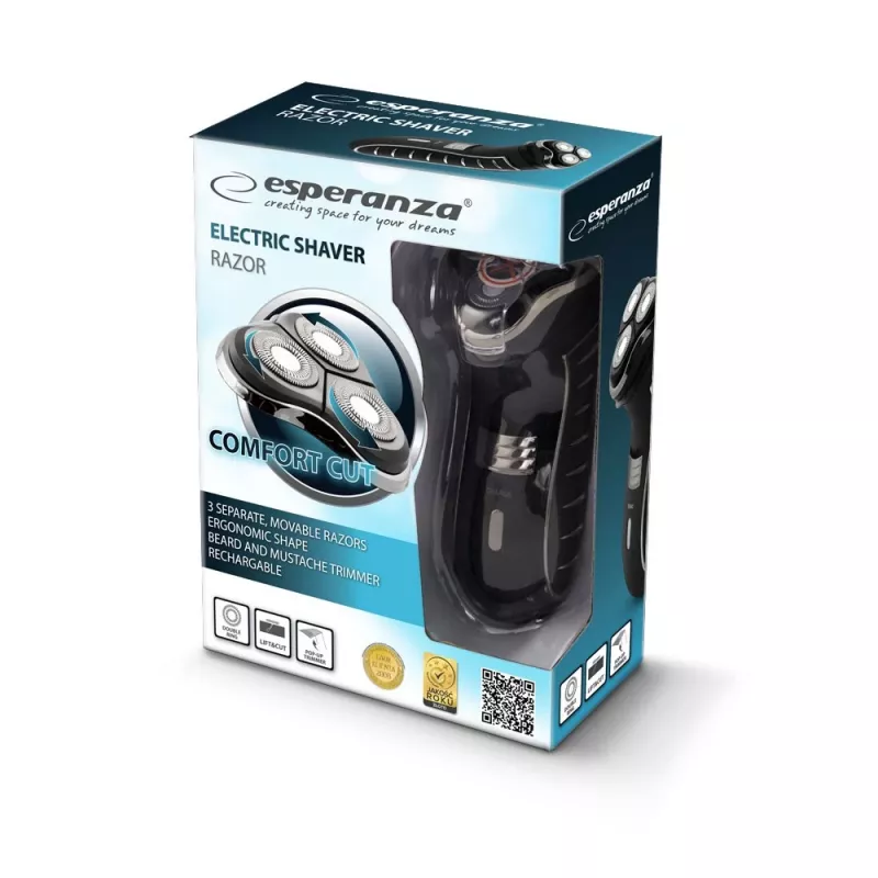 Rasoio elettrico uomo Esperanza EBG002K nero