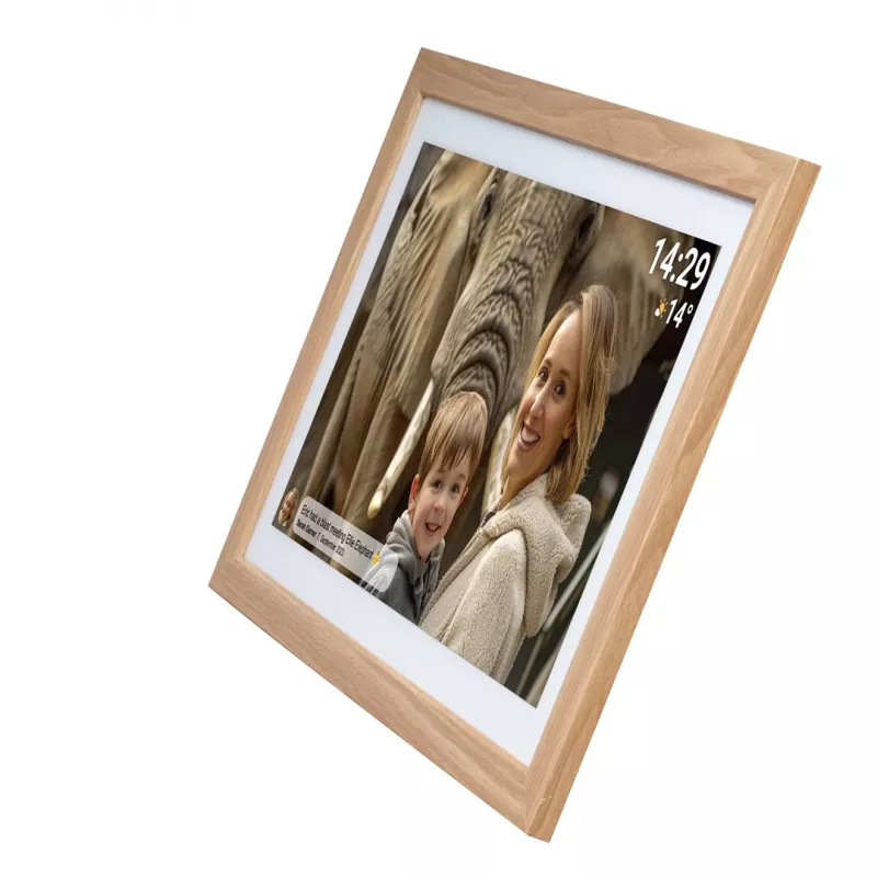 Denver PFF-2162LW cornice digitale marrone chiaro 54,6 cm (21,5 pollici) touchscreen Wi-Fi