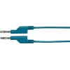 Cavo di misura Voltcraft MS5/BL connettore a banana 4 mm, 5,00 m, blu
