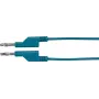 Cavo di misura Voltcraft MS5/BL connettore a banana 4 mm, 5,00 m, blu
