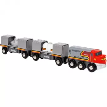 Treno BRIO World Santa Fe Train Trains of the World multicolore