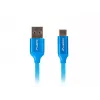 Lanberg CA-USBO-22CU-0010-BL cavo USB 1 m USB 2.0 USB-C USB-A blu