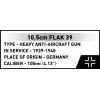 Set di costruzioni Cobi Blocks 10,5 cm Flak 39 — 339 pezzi