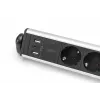 Digitus ciabatta da ufficio 6 prese con 3 porte USB cavo 1,5 m