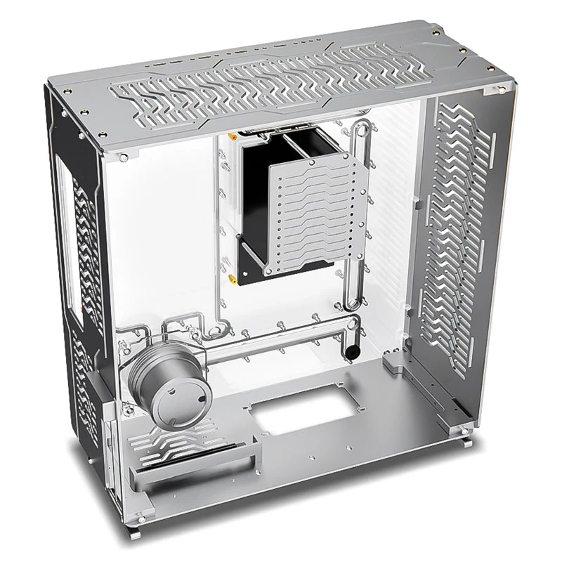 Singularity Computers Wraith Case PC ITX/DTX, Argento