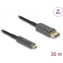 Cavo ottico attivo DELOCK USB-C a DisplayPort 30 m (modello 81609)