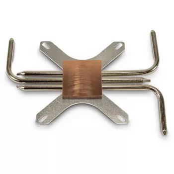 Dissipatore/radiatore Inter-Tech IP-3 rame argento 165x100x12mm