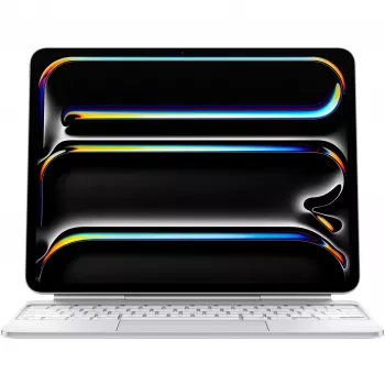 Apple Magic Keyboard per iPad Pro 13 pollici M4 US English bianco QWERTY