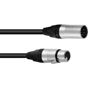 Cavo DMX XLR 5 pin PSSO 10 m con connettori Neutrik