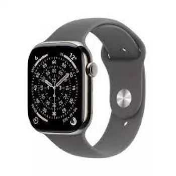 Smartwatch Apple Watch Series 11 GPS + Cellular 42mm cassa Natural Titan con Sport Loop Stone grigio