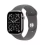 Smartwatch Apple Watch Series 11 GPS + Cellular 42mm cassa Natural Titan con Sport Loop Stone grigio