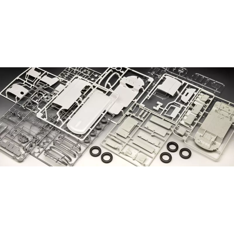 Modello in plastica VW T1 Panel Van - Gulf decorazione 1/24