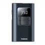 Baseus PrimeTrip VA1 compressore portatile per pneumatici, 75 W, 2 in 1 con torcia e power bank da 6000 mAh, nero