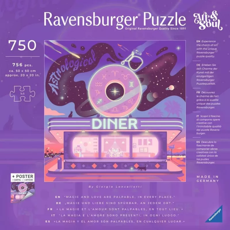 Puzzle Art & Soul - Astrological Diner 750 pezzi
