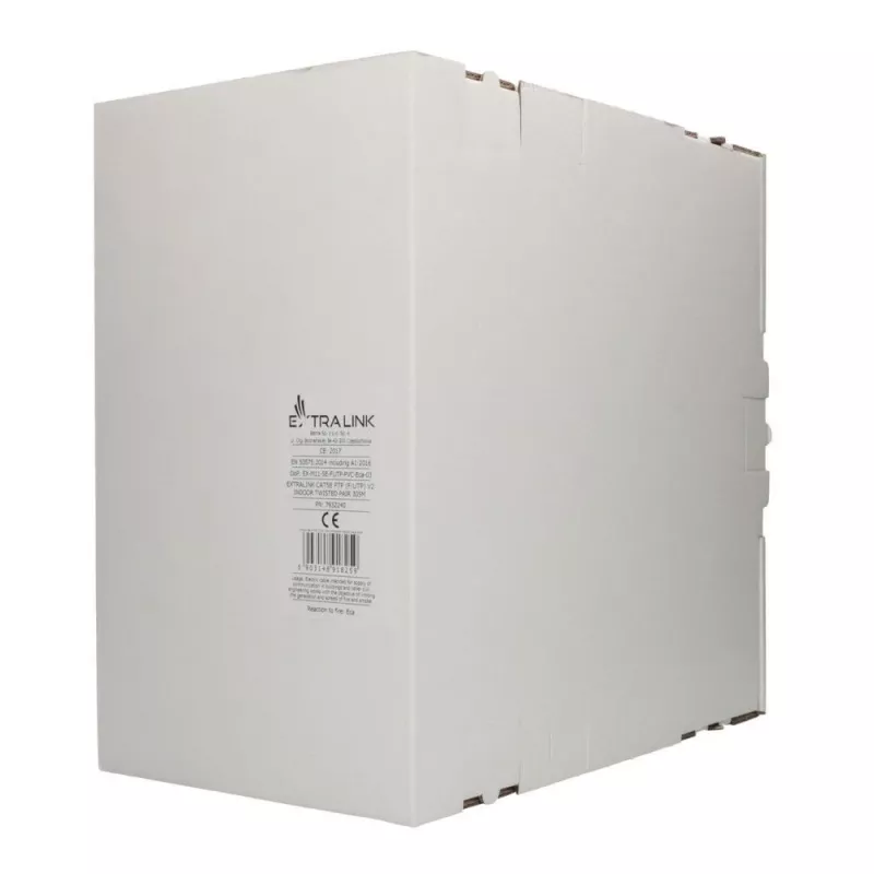 Cavo di rete Extralink Twisted-Pair CAT5E FTP per interni 305M grigio