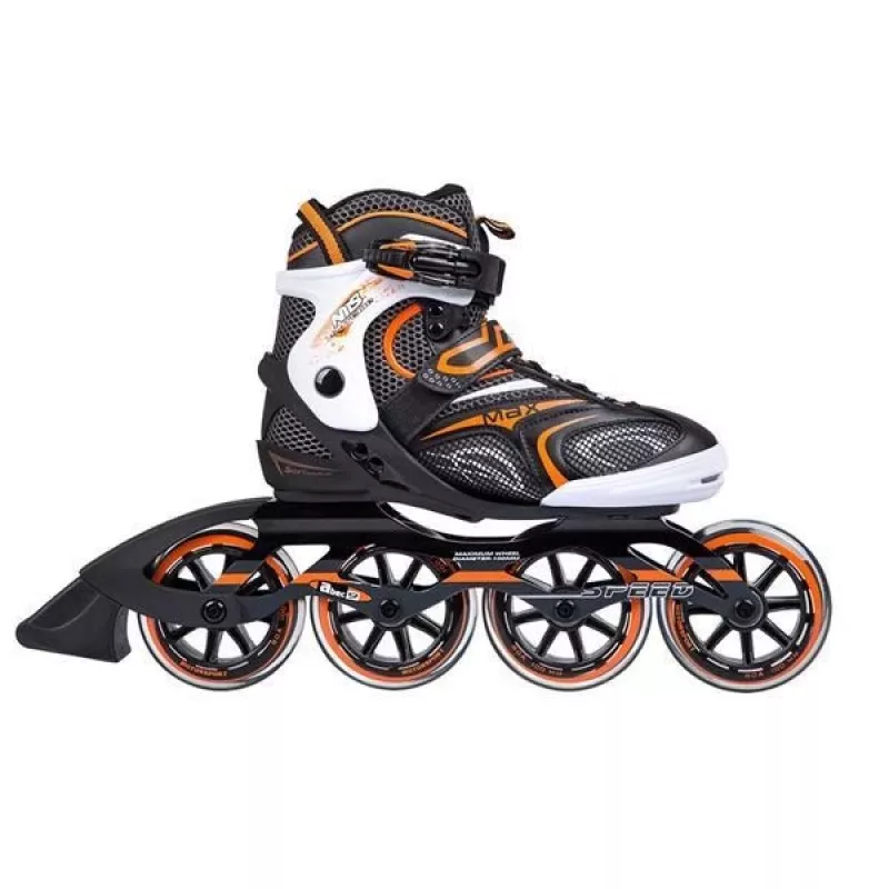 Pattini in linea Nils Extreme NA1060S nero-arancione TAGLIA 41