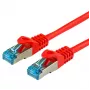 Cavo patch Wentronic Goobay CAT 5e, SF/UTP, rosso, 1 m - miscela di rame CCA (68032)