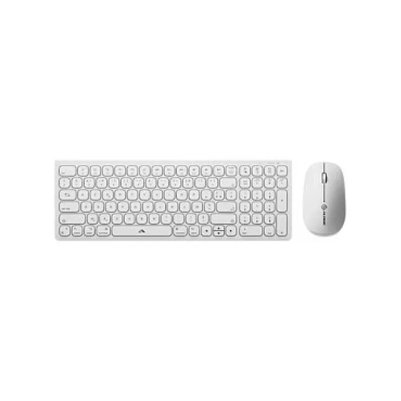 Tastiera e mouse Alogic Echelon Compact USB-C BT tedesca bianco - Tastiera - USB Type-C - Tastiera - USB Type-C