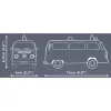 Kit modello Cobi Volkswagen T2b Ambulanza 1:35 grigio