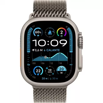 Apple Watch Ultra 2 Cell 49mm titanio naturale Milanese S