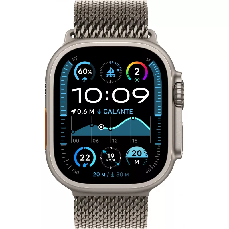 Apple Watch Ultra 2 Cell 49mm titanio naturale Milanese S