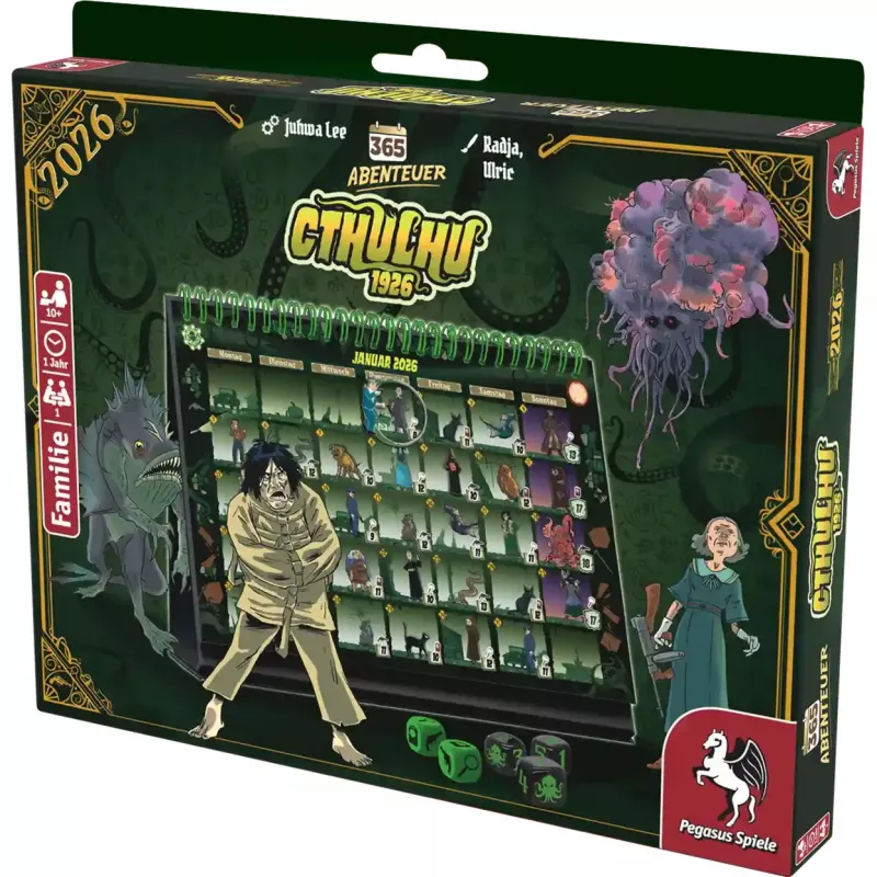 365 adventure - Cthulhu 1926 (Edizione 2026), gioco di puzzle