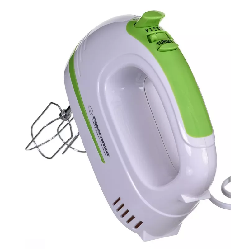 Frullatore a mano Esperanza EKM011 Apple Pie, 400 W, bianco / verde