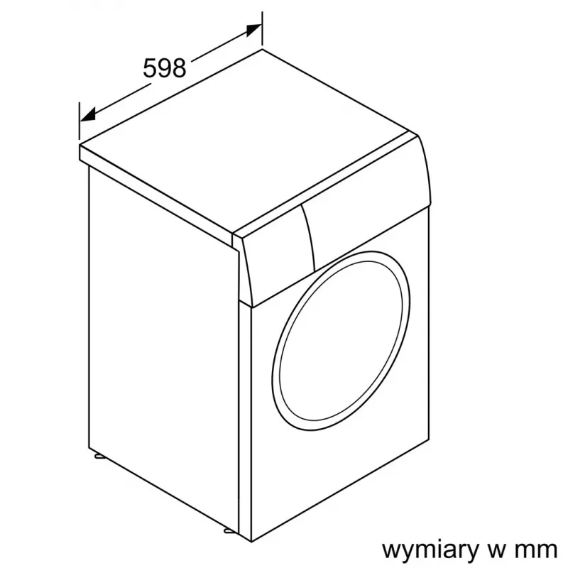 Lavatrice a carica frontale Bosch WAN2813APL Series 4 8 kg 1400 giri/min bianca