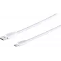 Cavo USB S/CONN 13-31186 1,8 m USB A a USB C 5 Gbit/s bianco