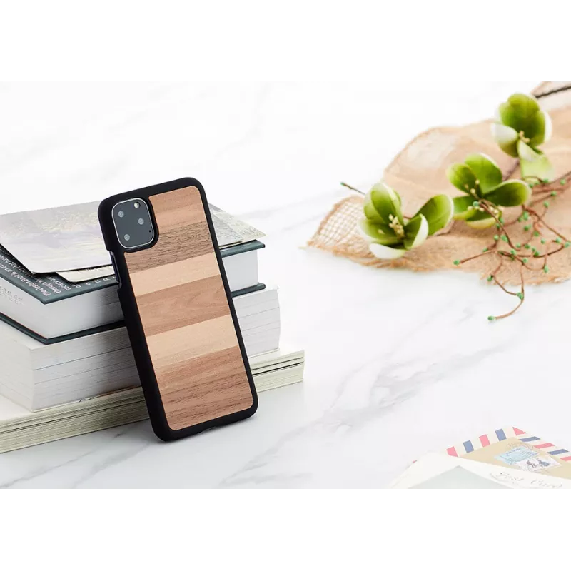 Custodia per smartphone Man and Wood per iPhone 11 Pro Max — nero