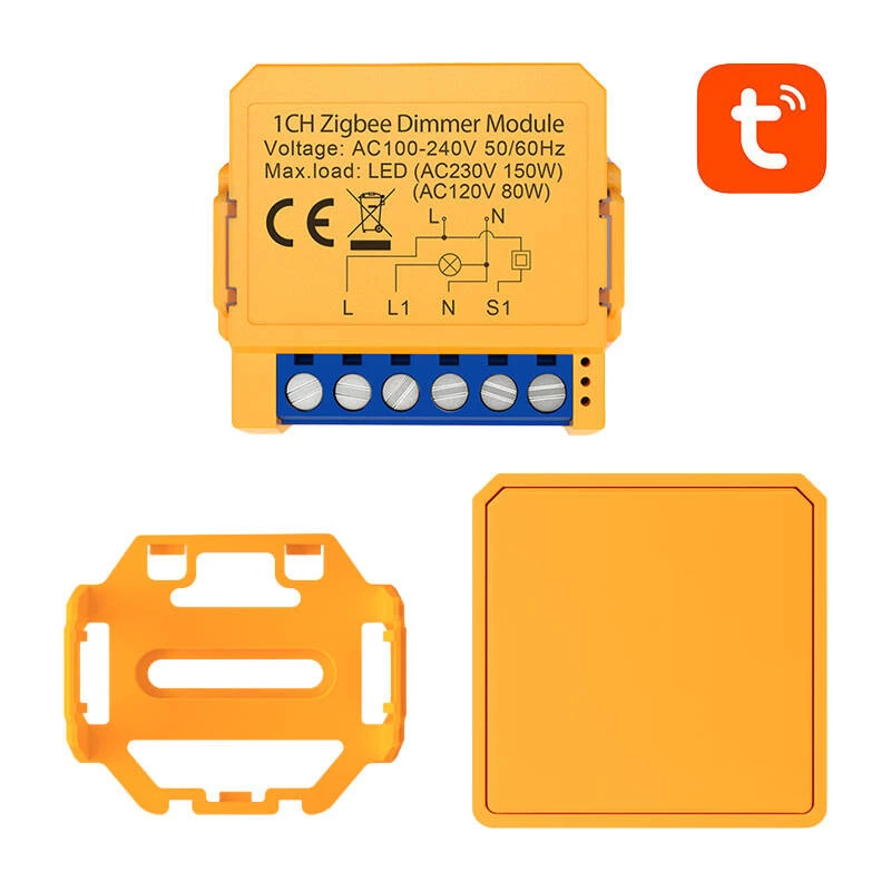 Interruttore smart per presa Avatto ZDMS16-2 compatibile ZigBee con monitoraggio energia
