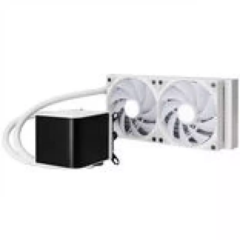 Case PC Jonsbo D32 STD + raffreddamento a liquido completo TRYX PANORAMA, ARGB - 240 mm, bianco
