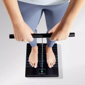 Bilancia pesapersone elettronica Withings BODY SCAN Square nera
